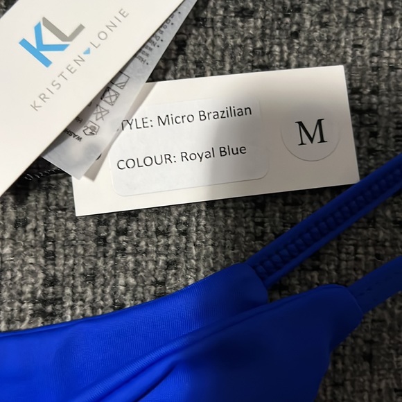 Kl swimwear blue NWT (Kristen lonie) - Picture 3 of 5